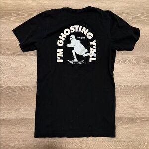 Chomp - black ghosting y'all tee (small)